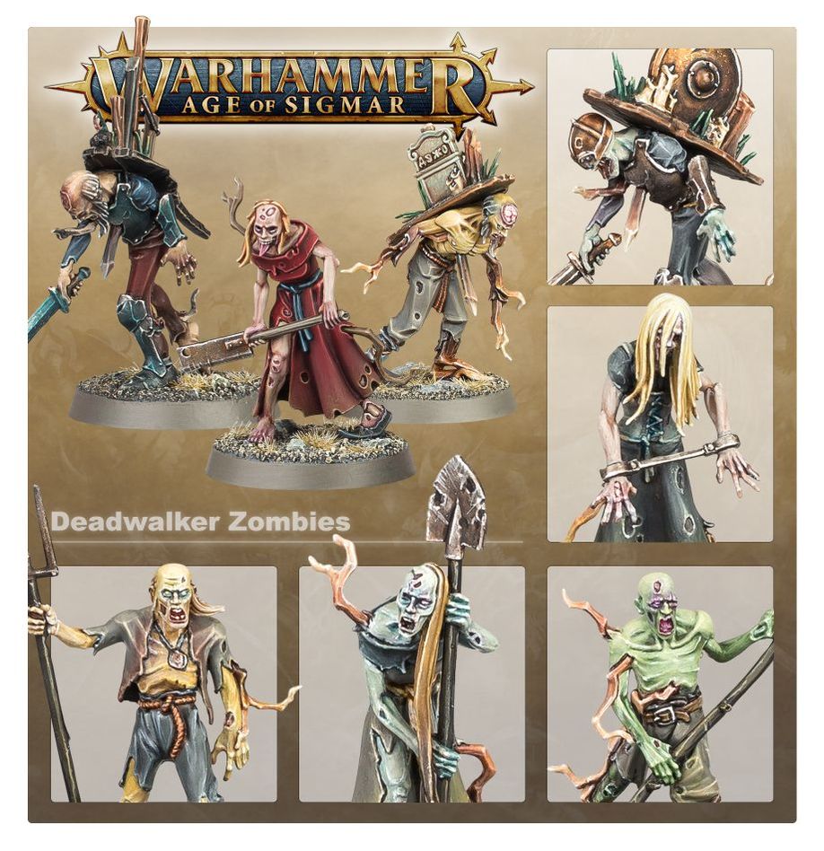 Warhammer Age of Sigmar 91-07, Soulblight Gravelords, Deadwalker Zombies