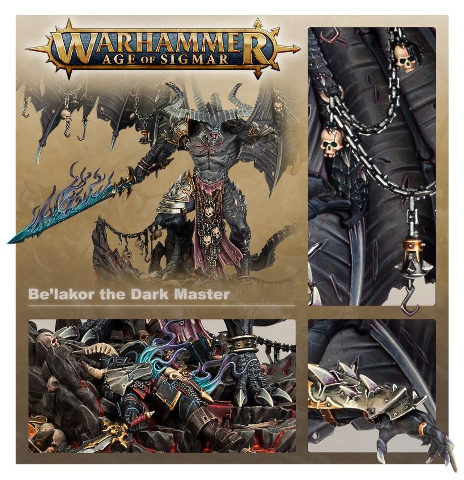 Warhammer Age of Sigmar 97-19, Slaves of Darkness, Be'lakor, the Dark Master