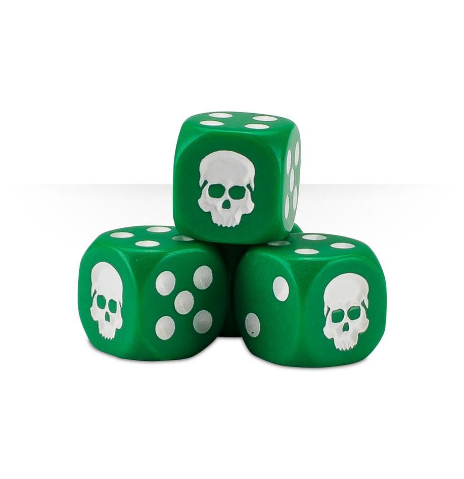 Warhammer Dice Cube - Green
