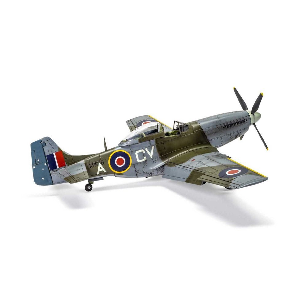 AIRFIX NORTH AMERICAN MUSTANG MK.IV/P-51K MUSTANG WITH AUS.DECALS, 1:48 Scale Model Kit