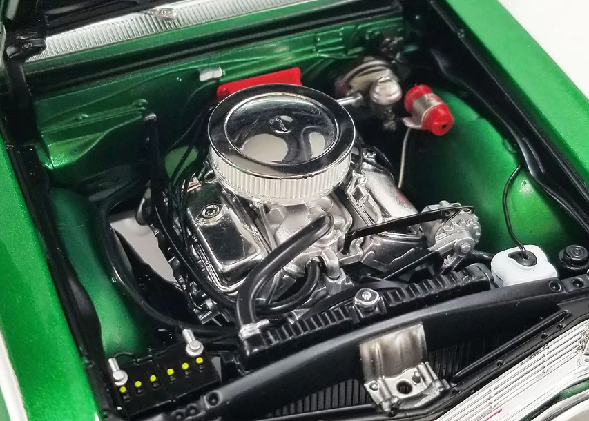 Calypso Green 1965 Chevrolet El Camino, 1:18 Scale Diecast Car