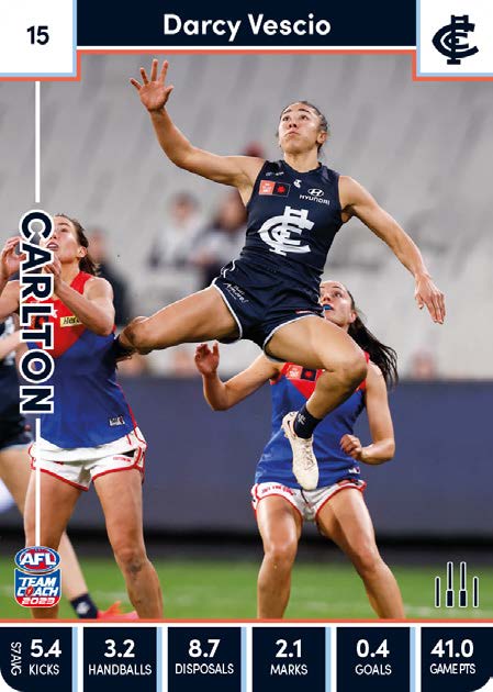2023 Teamcoach AFLW Common Cards - Cards 1 to 90 - Pick Your Card