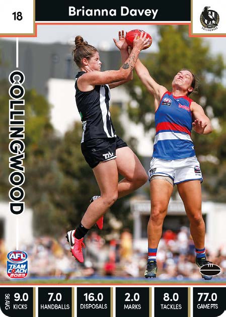 2023 Teamcoach AFLW Common Cards - Cards 1 to 90 - Pick Your Card