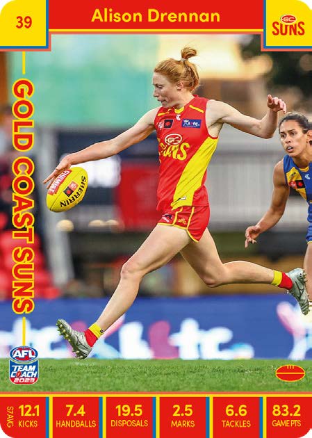 2023 Teamcoach AFLW Common Cards - Cards 1 to 90 - Pick Your Card