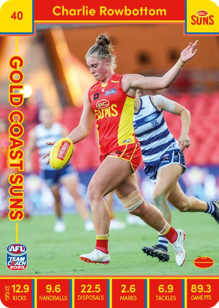 2023 Teamcoach AFLW Common Cards - Cards 1 to 90 - Pick Your Card