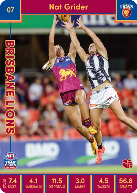 2023 Teamcoach AFLW, 90 card Base Set