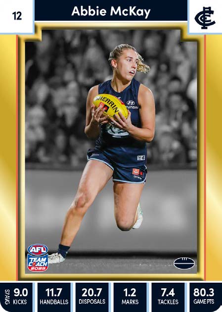 2023 Teamcoach AFLW GOLD Parallel Cards - Cards 1 to 90 - Pick Your Card