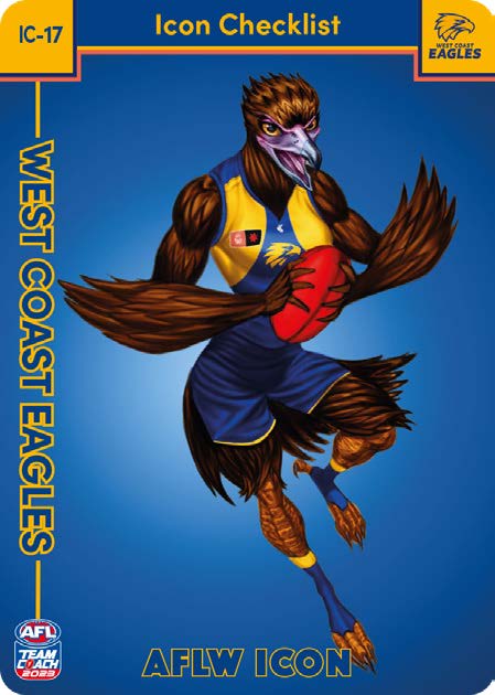 2023 Teamcoach AFLW - Icon Checklist Cards - Cards IC-01 to IC-18 - Pick Your Card