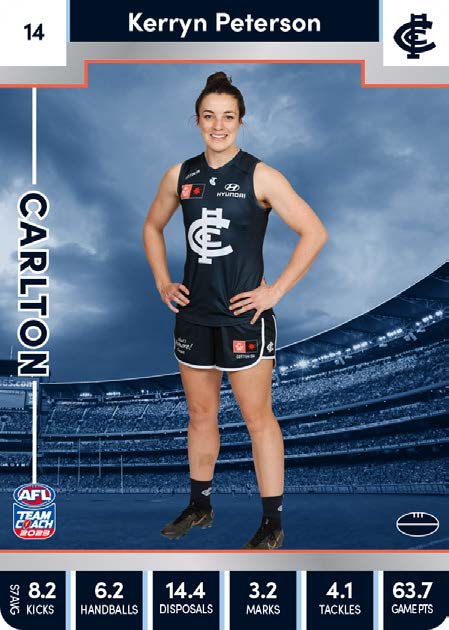 2023 Teamcoach AFLW Silver Parallel Cards - Cards 1 to 90 - Pick Your Card