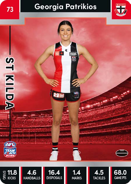 2023 Teamcoach AFLW Silver Parallel Cards - Cards 1 to 90 - Pick Your Card