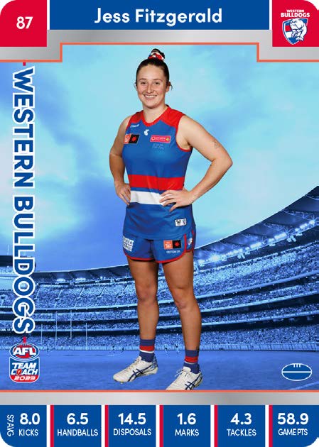 2023 Teamcoach AFLW Silver Parallel Cards - Cards 1 to 90 - Pick Your Card