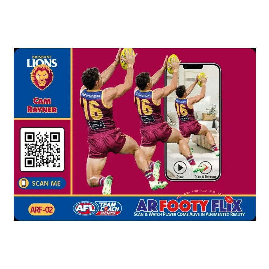 2025 Teamcoach AFL, AR Footy Flix Cards - Cards ARF-01 to ARF-18 - Pick Your Card