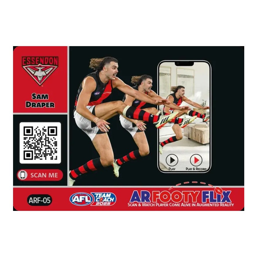 2025 Teamcoach AFL, AR Footy Flix Cards - Cards ARF-01 to ARF-18 - Pick Your Card