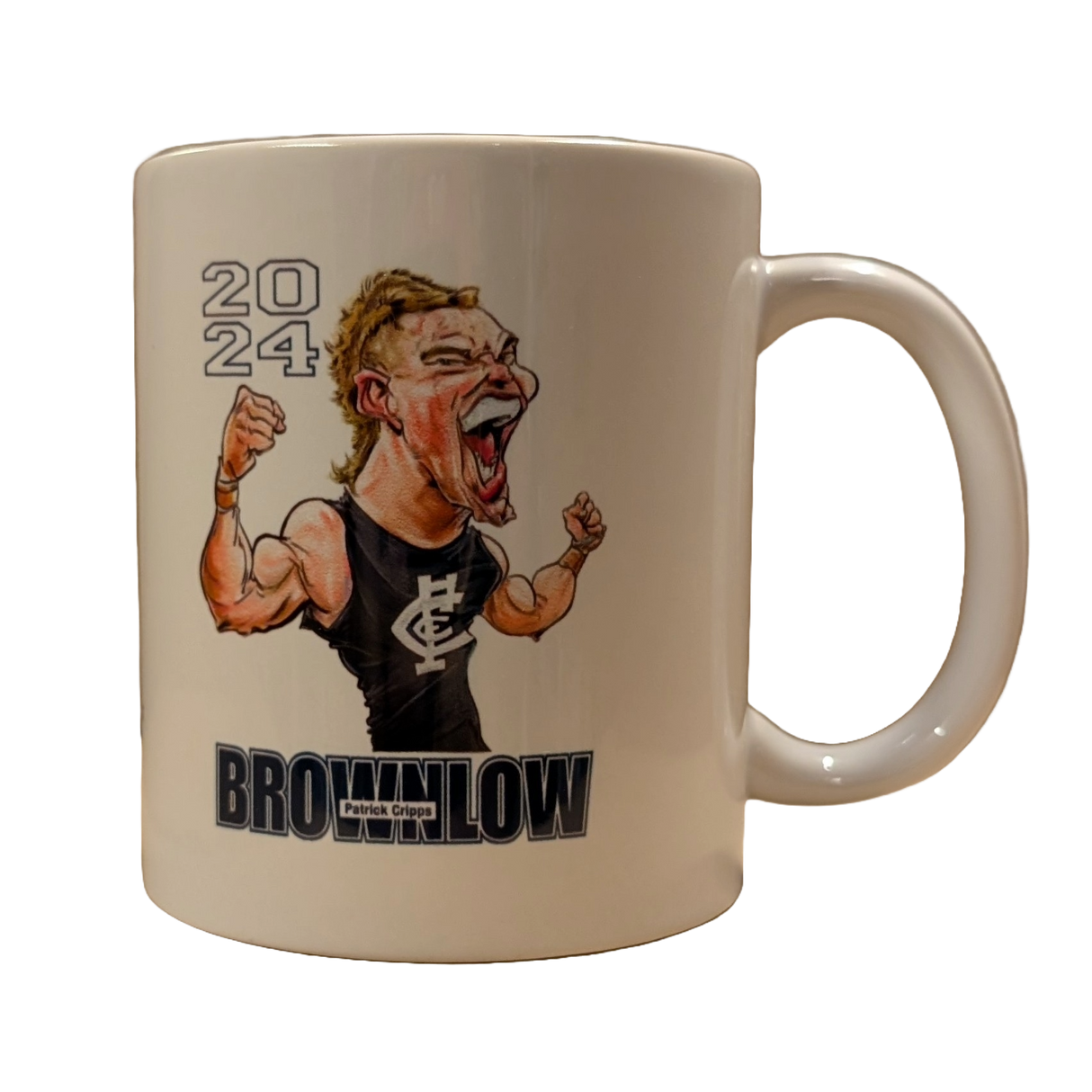 Patrick Cripps, 2024 Brownlow, Harv Time Mug
