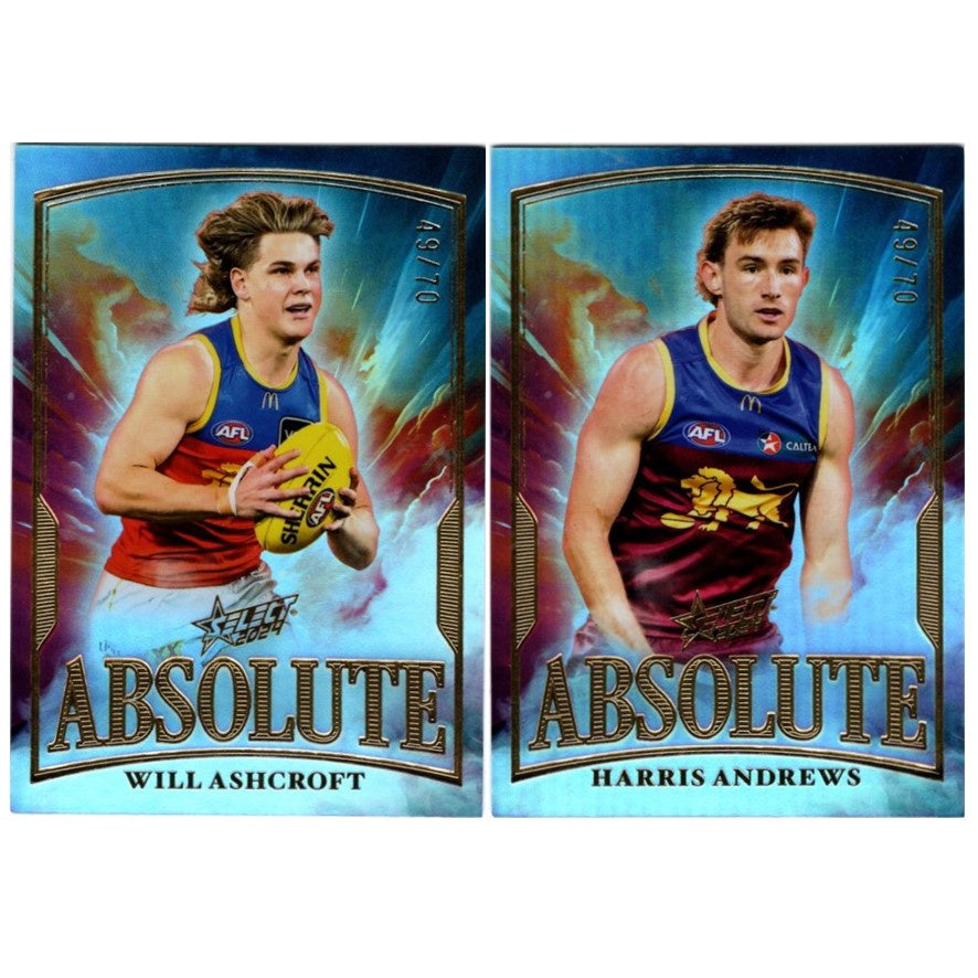 Harris Andrews & Will Ashcroft, Absolute, 2024 Select AFL Footy Stars