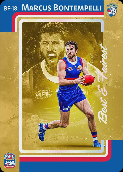 Marcus Bontempelli, BF-18, GOLD Best & Fairest, 2025 Teamcoach AFL