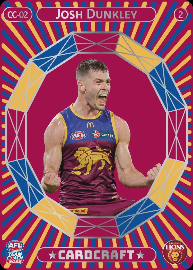 Josh Dunkley, CC-02-2, Card Craft, 2025 Teamcoach AFL