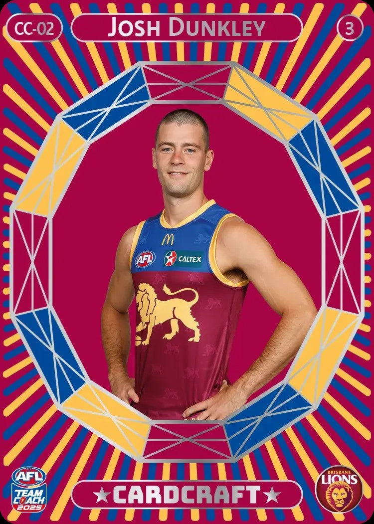 Josh Dunkley, CC-02-3, Card Craft, 2025 Teamcoach AFL
