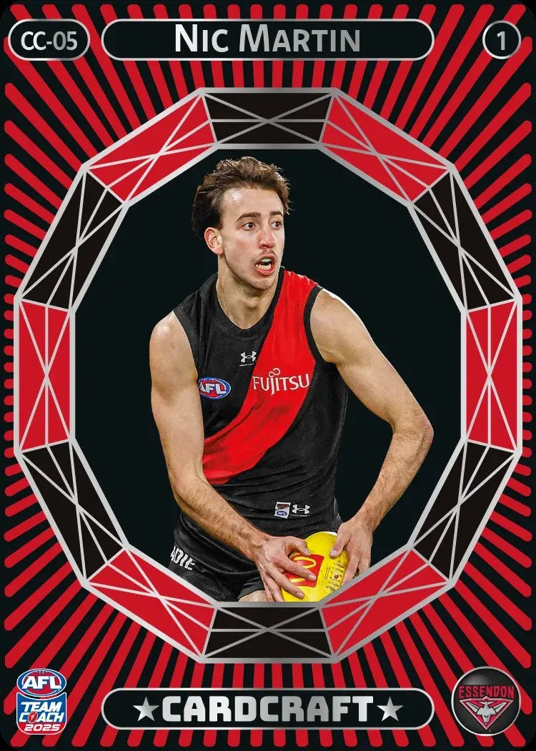 Nic Martin, CC-05-1, Card Craft, 2025 Teamcoach AFL