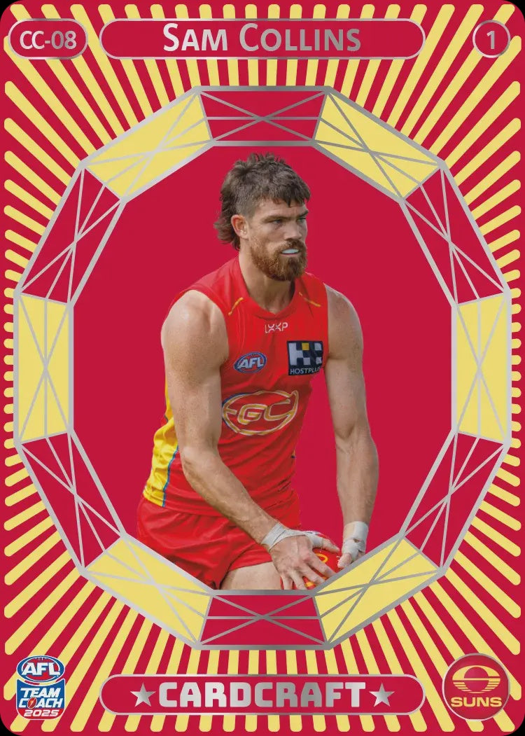 Sam Collins, CC-08-1, Card Craft, 2025 Teamcoach AFL