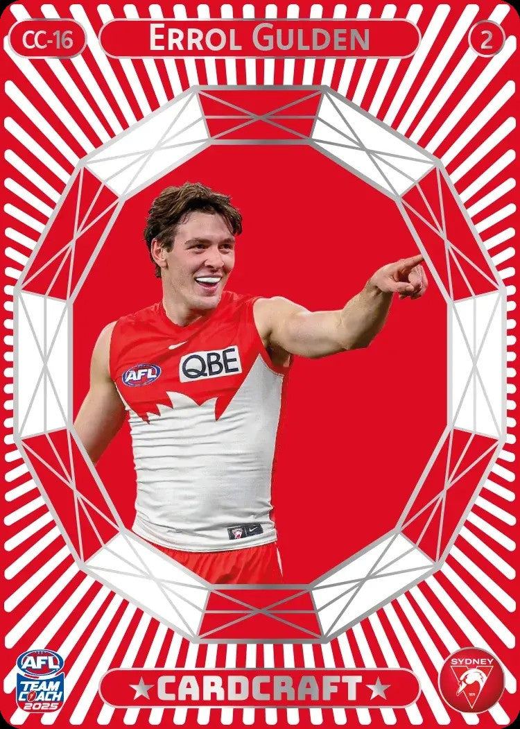 Errol Gulden, CC-16-2, Card Craft, 2025 Teamcoach AFL