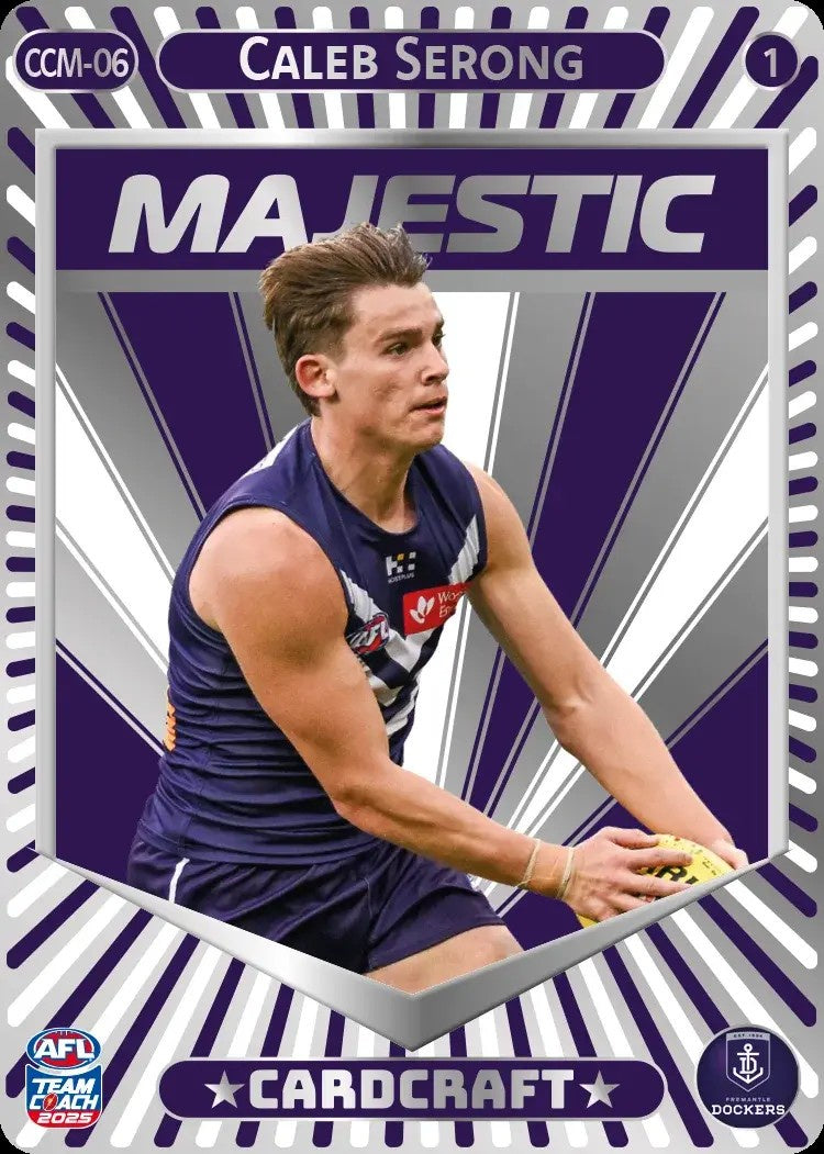 Caleb Serong, CCM-06-1, Majestic Card Craft, 2025 Teamcoach AFL