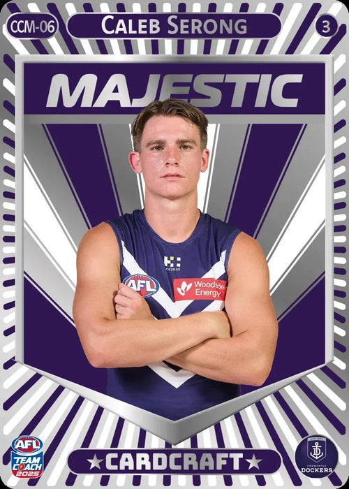 Caleb Serong, CCM-06-3, Majestic Card Craft, 2025 Teamcoach AFL