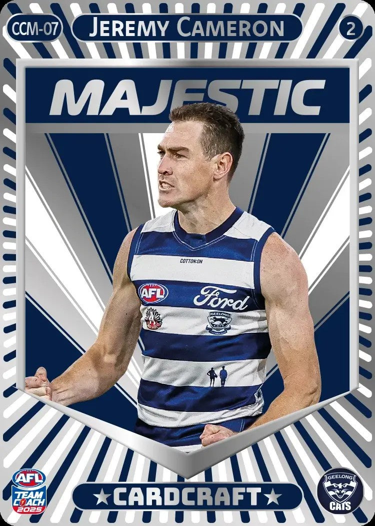 Jeremy Cameron, CCM-07-2, Majestic Card Craft, 2025 Teamcoach AFL