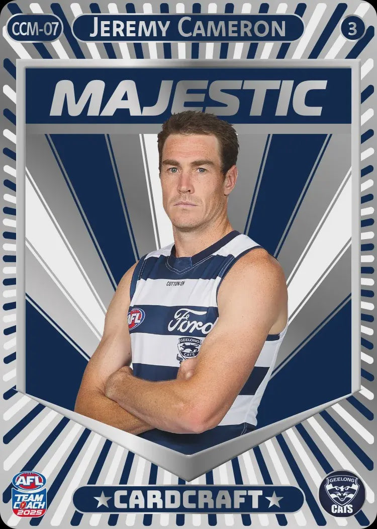 Jeremy Cameron, CCM-07-3, Majestic Card Craft, 2025 Teamcoach AFL