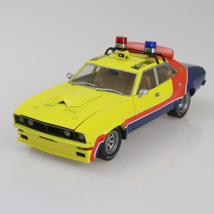 First of the V8 Interceptors Ford XB Falcon MFP Sedan, 1:24 Scale Diecast Car