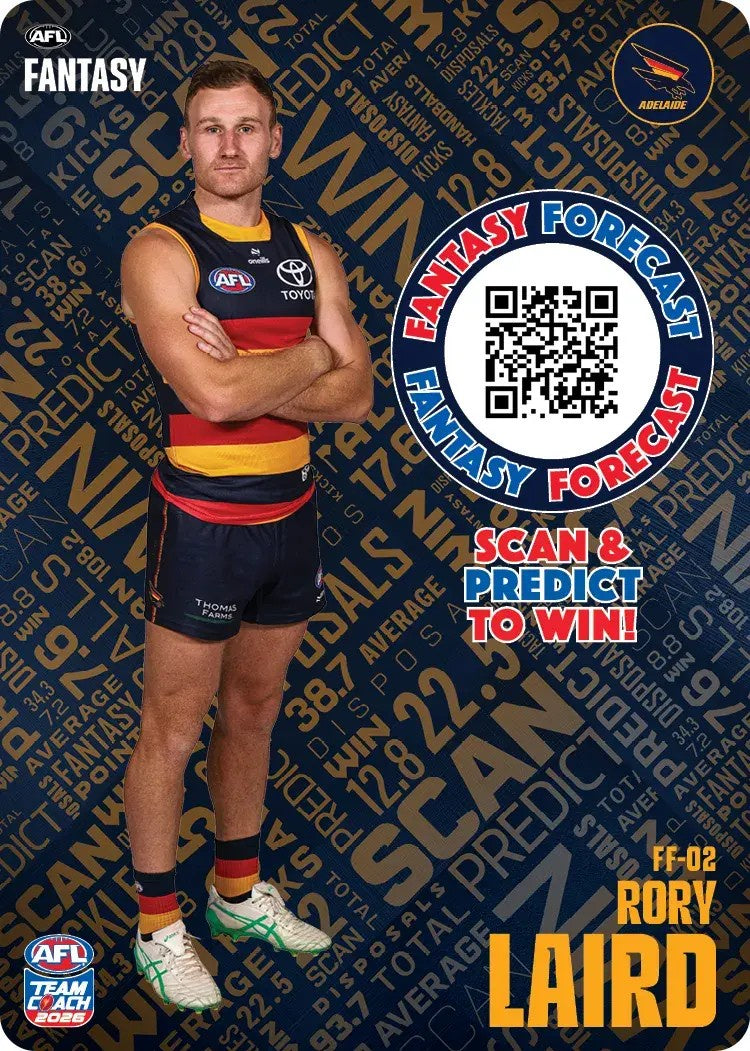 2026 Teamcoach AFL Fantasy Forecast - Cards 1 to 72 - Pick Your Card