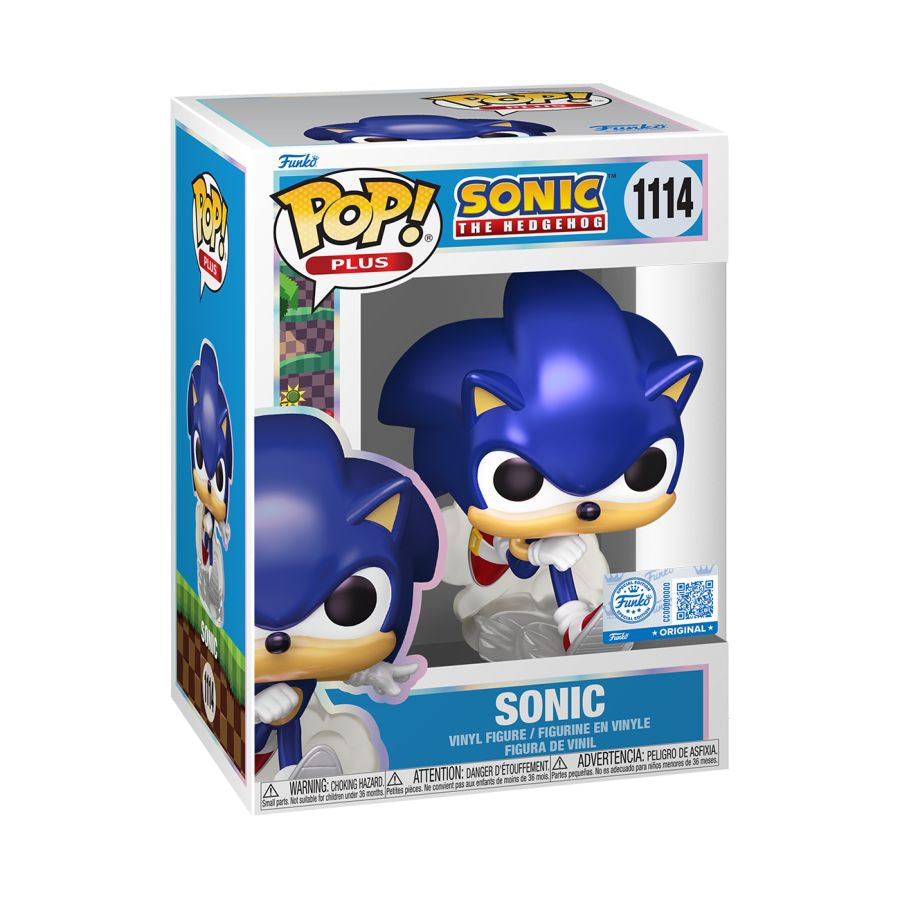 Sonic The Hedgehog - Sonic (Pearlescent) Pop! Vinyl Plus