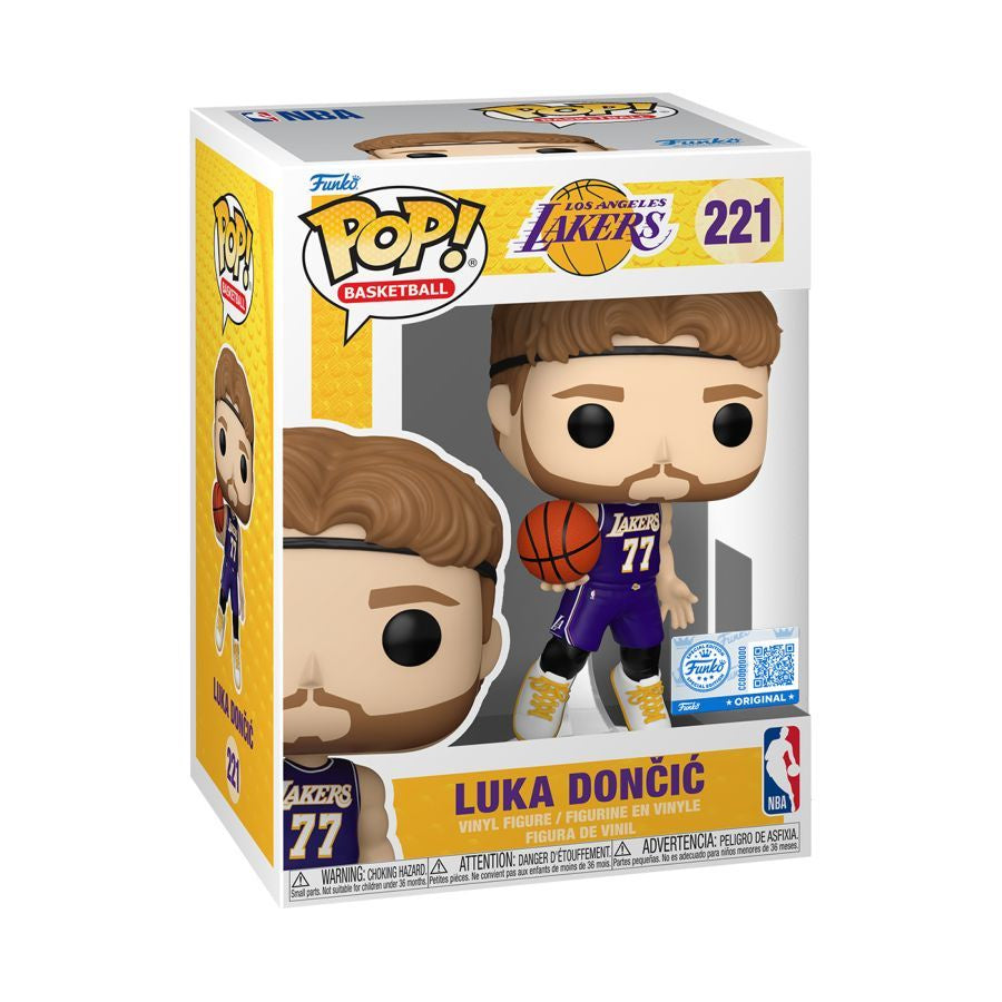 NBA: Lakers – Luka Doncic (Purple Jersey) US Exclusive Pop! Vinyl
