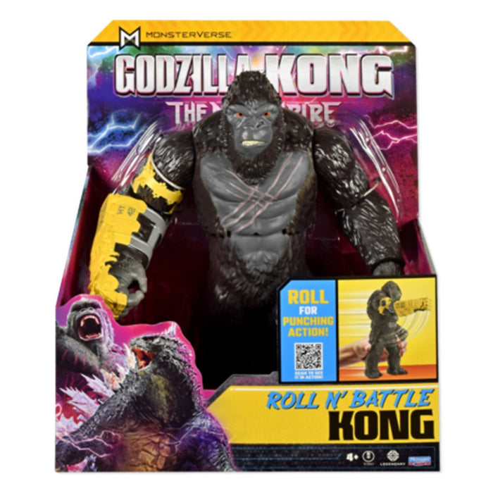 MonsterVerse Godzilla vs. Kong 2: The New Empire - Giant Roll N’ Battle Kong with BEAST Glove 11" Action Figure