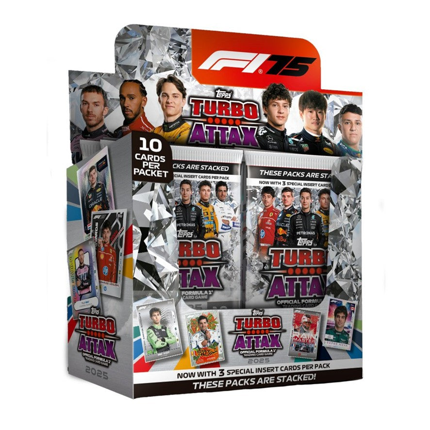 2025 Topps TURBO ATTAX Formula 1 Trading Cards Pack