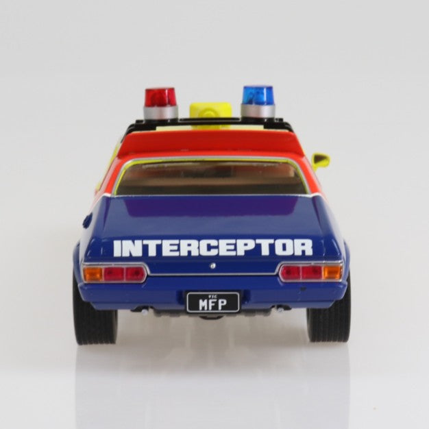 First of the V8 Interceptors Ford XB Falcon MFP Sedan, 1:24 Scale Diecast Car