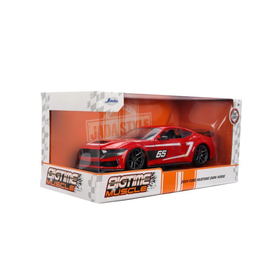 Big Time Muscle – 2024 Ford Mustang Dark Horse 1:24 Scale Diecast Vehicle