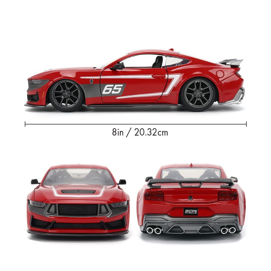 Big Time Muscle – 2024 Ford Mustang Dark Horse 1:24 Scale Diecast Vehicle