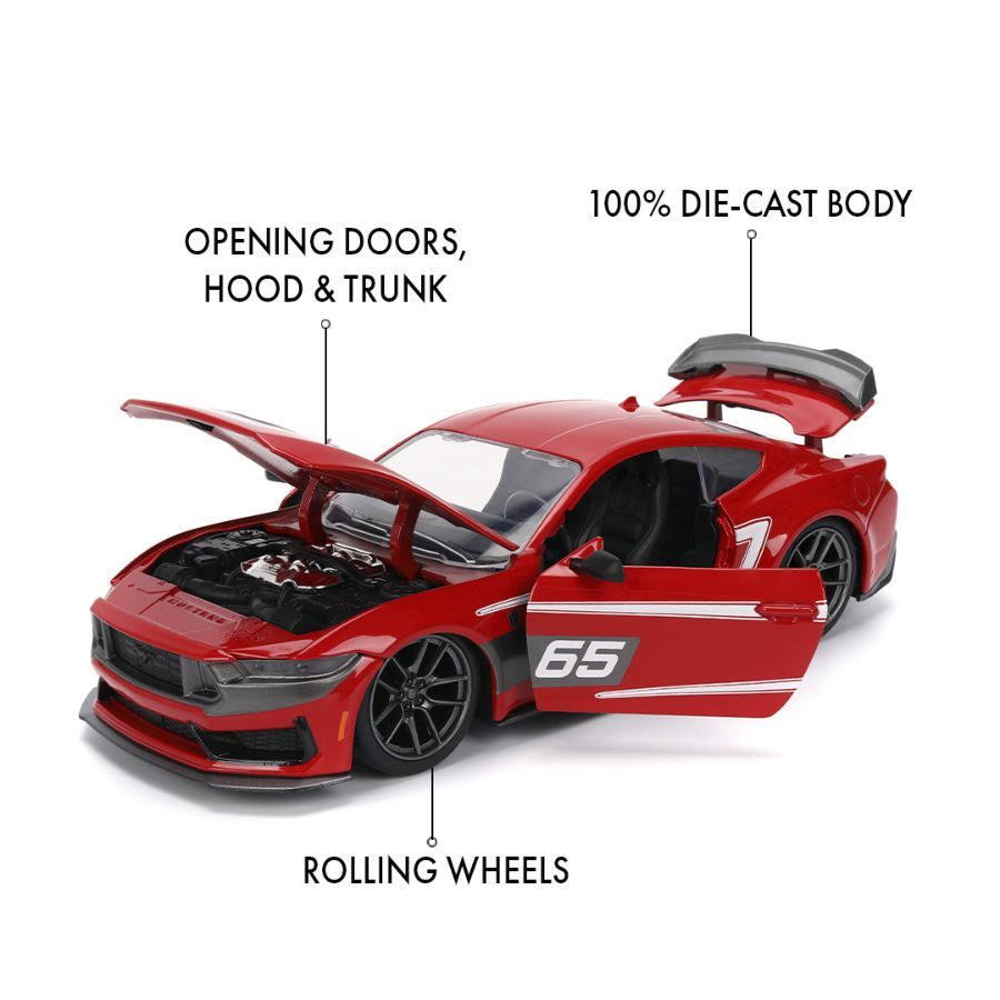 Big Time Muscle – 2024 Ford Mustang Dark Horse 1:24 Scale Diecast Vehicle