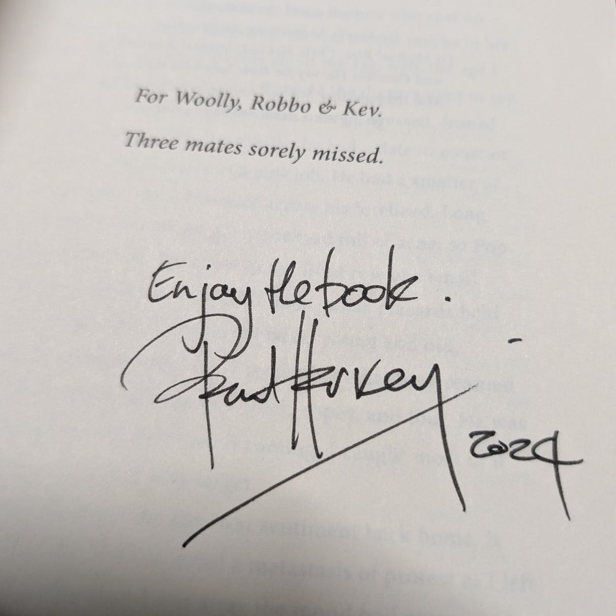 Signed Copy of Paul Harveys Book - PUP: Picking up the Pieces in Peacetime
