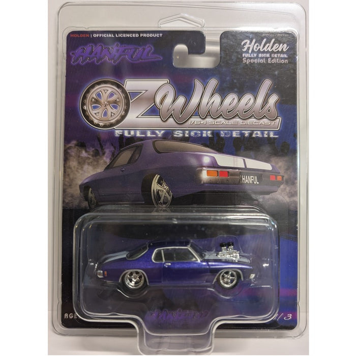 Oz Wheels - Hanful Monaro Fully Sick Detail in Protector, 1:64 Scale Diecast Car
