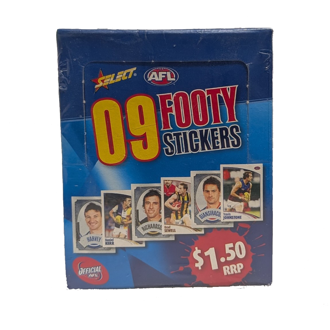2009 Select AFL Footy Stickers Box