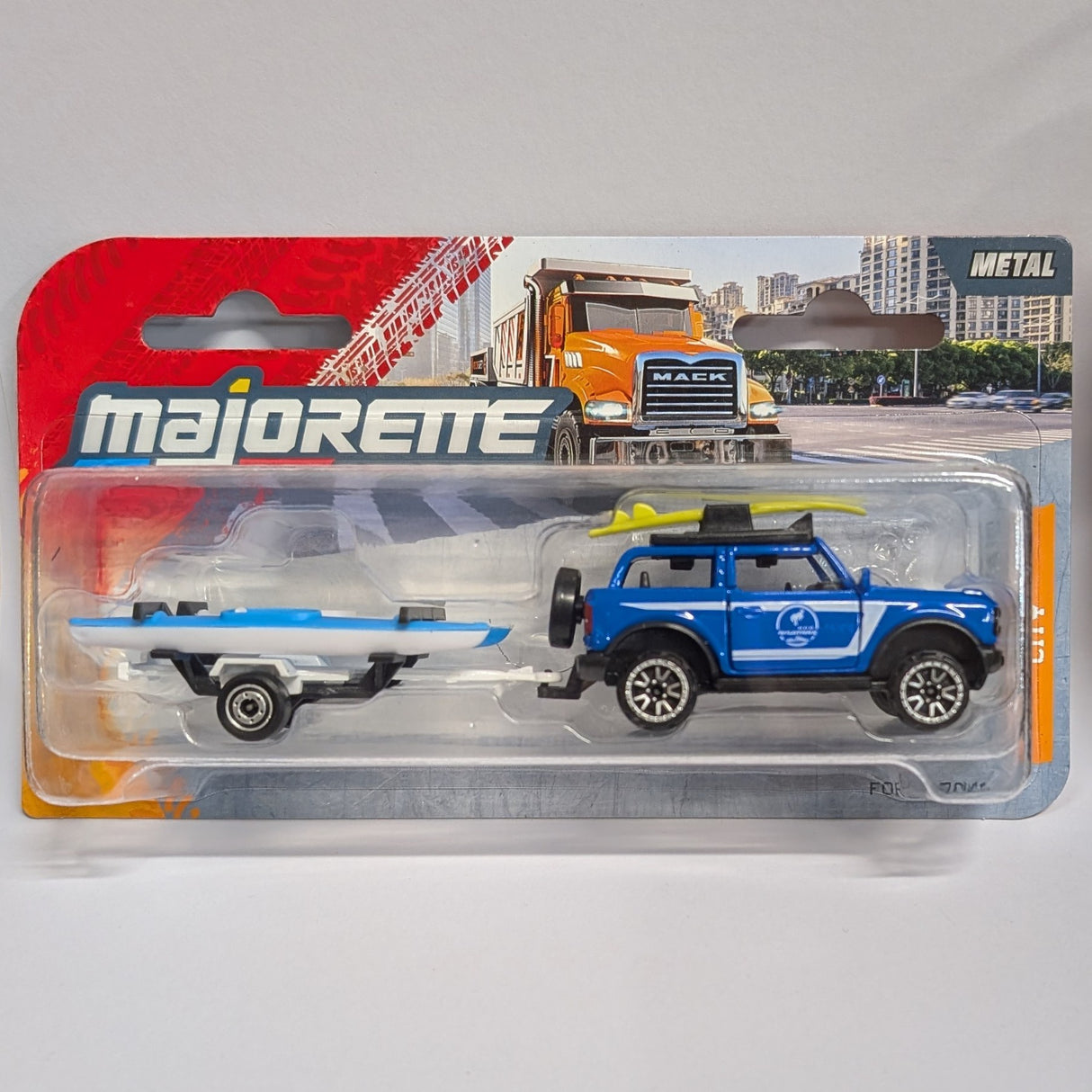 Ford Bronco - Majorette City Trailer, 1:64 Scale Diecast Car