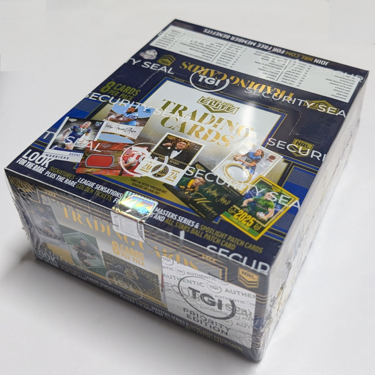 COMBO: 2025 TLA NRL Elite PRIORITY Rugby League Sealed Trading Cards Box & Folder