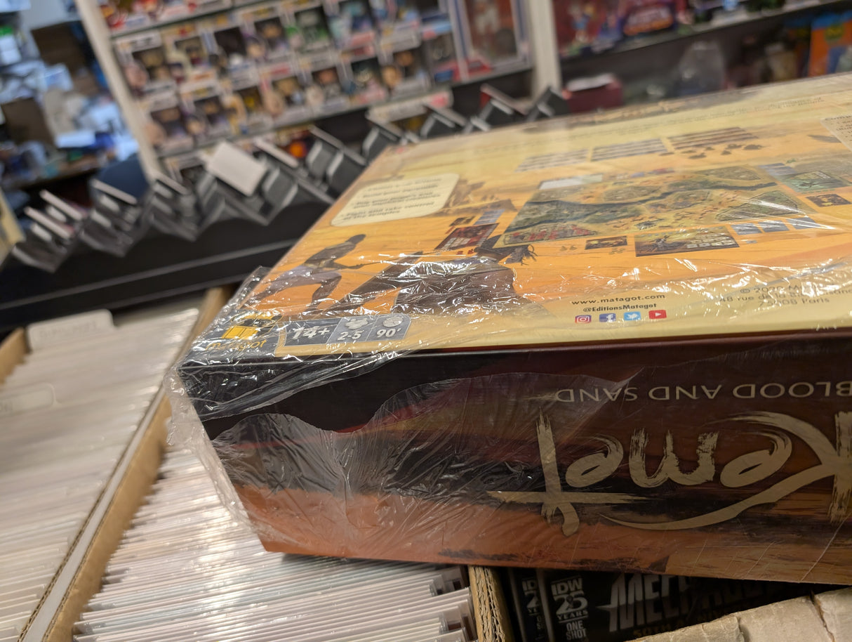 Kemet Blood and Sand Base Game - SHRINK WRAP TORN AT BOTTOM