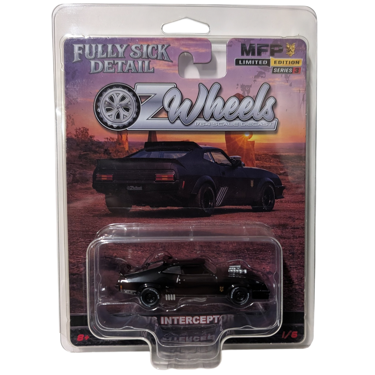 Oz Wheels, Ford V8 Interceptor MFP, Fully Sick Detail FSD's Series 3 - 1:64 Scale Diecast Car