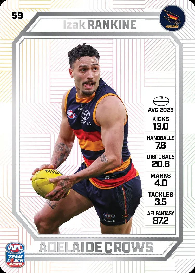 Izak Rankine, PEARL Parallel, 2026 Teamcoach AFL