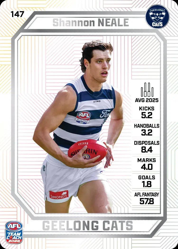 Shannon Neale, PEARL Parallel, 2026 Teamcoach AFL