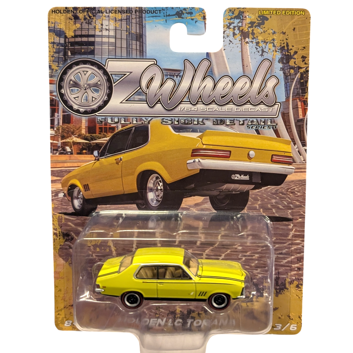 Oz Wheels Holden LC Torana, Fully Sick Detail FSD's Series 1 - 1:64 Scale Diecast