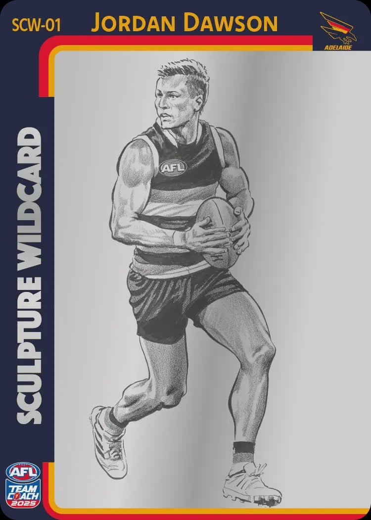 Jordan Dawson, Silver Sculpture Wildcard, 2025 Teamcoach AFL